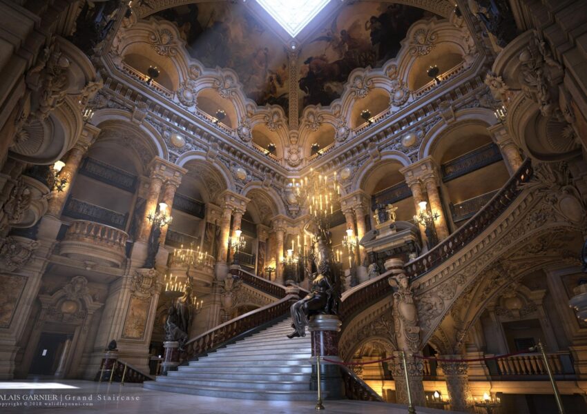 Palais Garnier Grand Staircase  © 2018 walidayouni.com