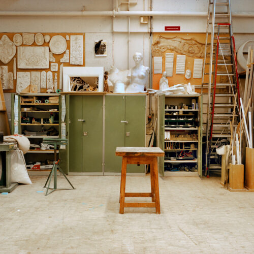 Opera Bastille, Opera de Paris.
Atelier sculpture.
06/12/2004
©Patrick Tourneboeuf/Tendance Floue/OnP